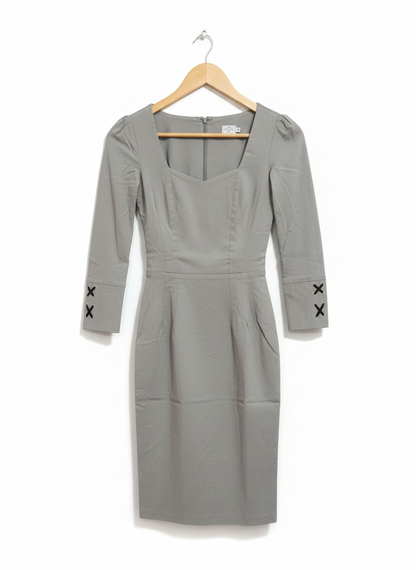 DIVA|S|BUST 13|AURELIA 3/4 SLEEVE LENGTH PENCIL DRESS