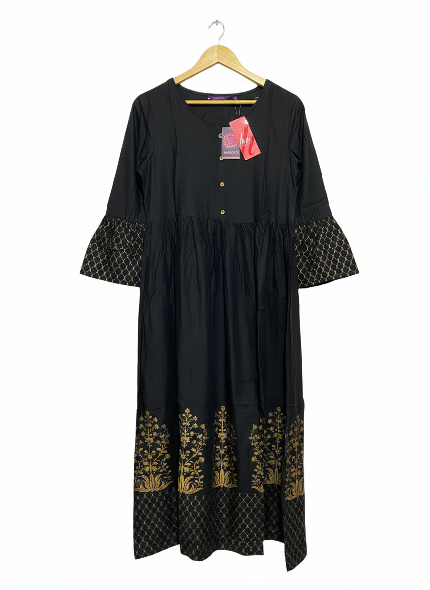 SRISHTI |S| BUST 19| C5|  A-line, calf-length kurta or long tunic, common in South Asian ethnic wear