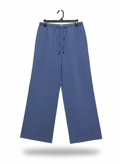 NIMBLE |S| WAIST 30|B12| WOMEN'S RELAXED-FIT LOUNGE PANTS IN PERIWINKLE BLUE