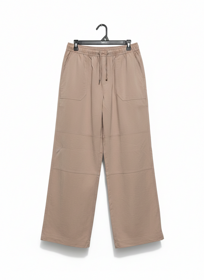 COTTON ON |L| WAIST 30| Relaxed Fit Wide-Leg Utility Pants – Khaki