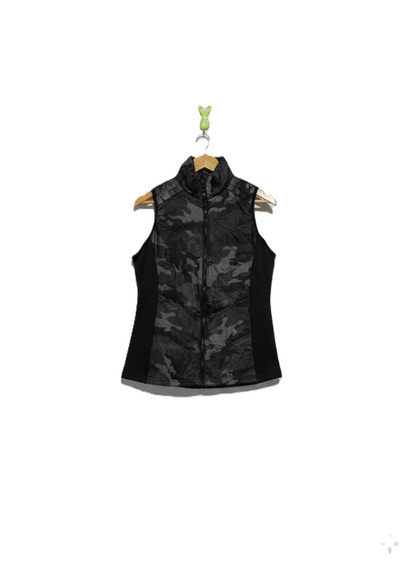AVIA|M|BUST 18|BLACK CAMOUFLAGE QUILTED PERFORMANCE VEST