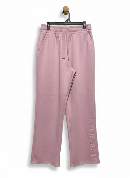 EVERLAST |L| WAIST 31| WOMEN’S RELAXED TRACK PANTS - SOFT MAUVE PINK SWEATPANTS