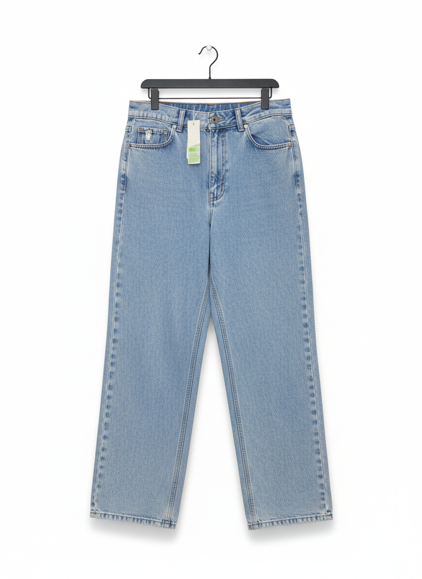 ANKO |XS| WAIST 15| Light Blue, High-Waisted, Wide-Leg Jeans