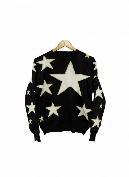 LAYERS |M/L| BUST 20| AllSaints "A Star" wool-blend jumper