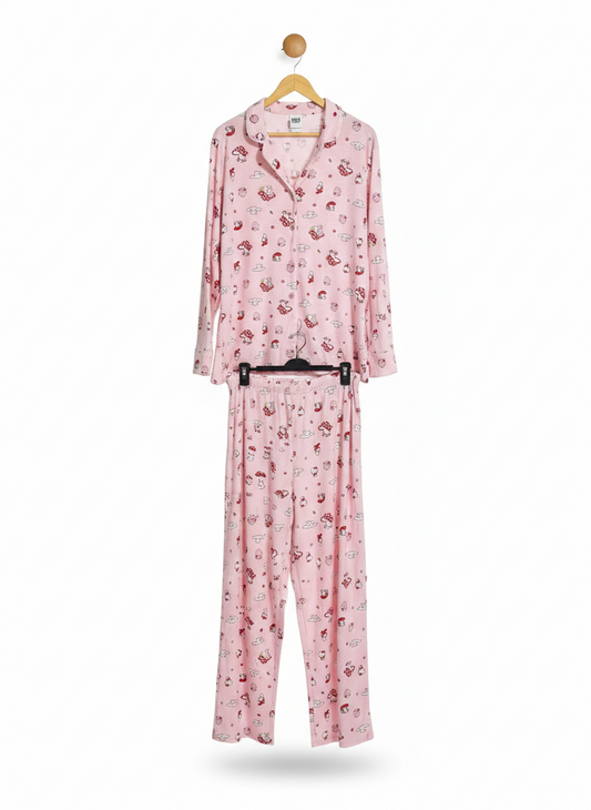 HELLO KITTY |XL| PINK GRAPHIC PYJAMA SET