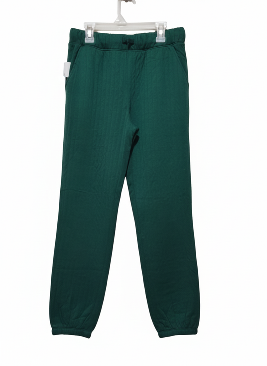 Girls' Cozy Waffle Jogger Pants - Cat & Jack Green W-30 /L-38