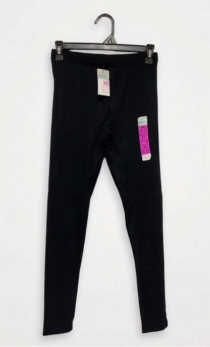 PRIMARK |S| WAIST 26| B8| PREMIUM STRETCH COTTON LEGGINGS - JET BLACK