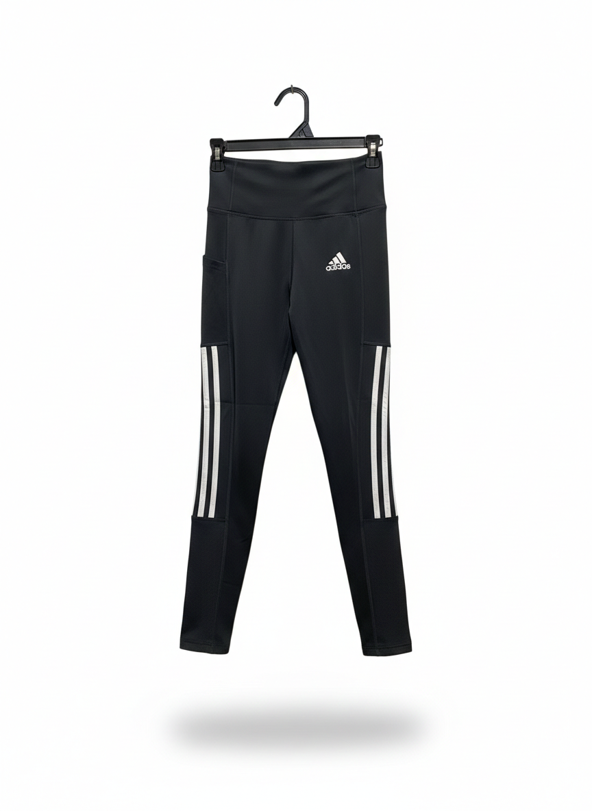 ADIDAS |XS| WAIST 23| THREE-STRIPE PERFORMANCE LEGGINGS