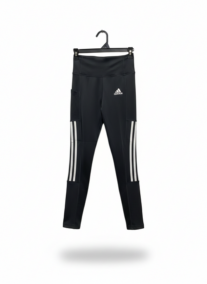 ADIDAS |XS| WAIST 23| THREE-STRIPE PERFORMANCE LEGGINGS
