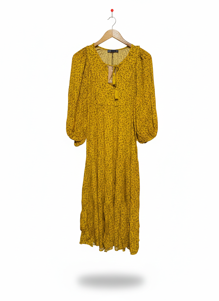 M&S COLLECTION |XS| BUST 18|C4| Marks & Spencer Ditsy Floral Print Relaxed Midi Dress