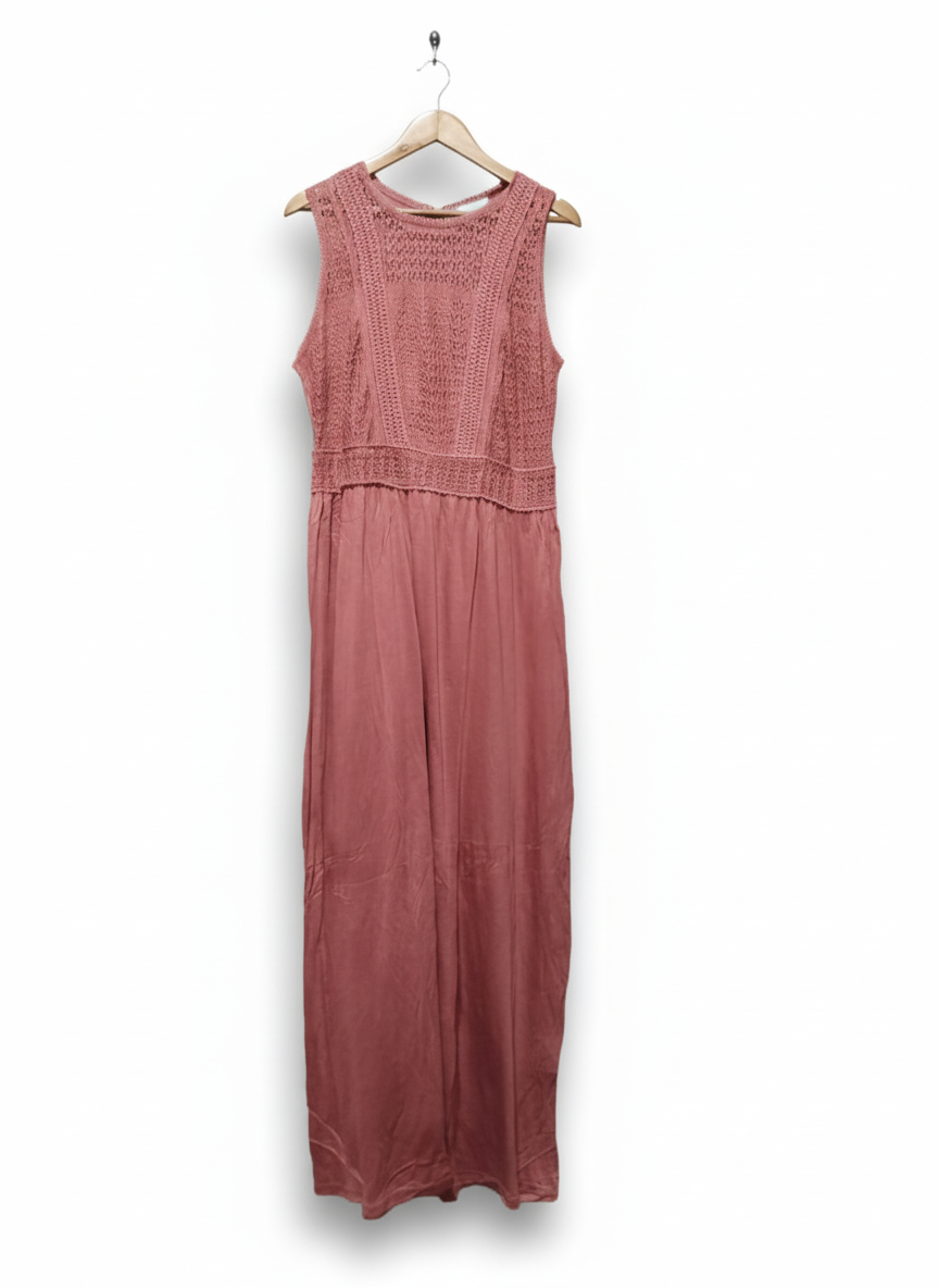 H&M Women’s Long Sleeveless Dress Pink Size M