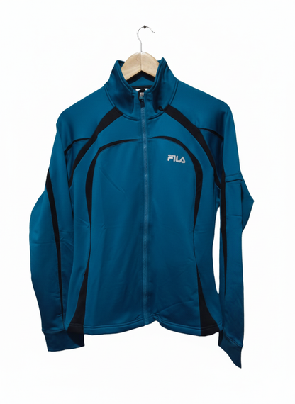 Fila Women's Galaxy Print Full-Zip Drawstring Waist Windbreaker Jacket W-20 / L-25