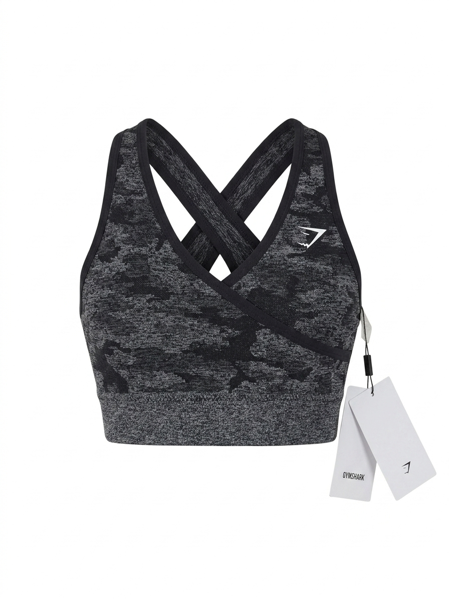 GYMSHARK |XS| BUST 11| B11|  ADAPT CAMO SEAMLESS SPORTS BRA