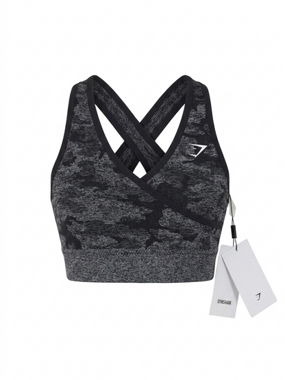 GYMSHARK |XS| BUST 11| B11|  ADAPT CAMO SEAMLESS SPORTS BRA