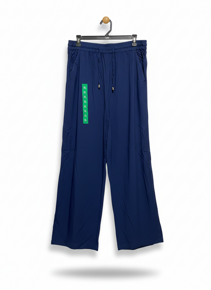 ADVENT |XL| WAIST 32| NAVY BLUE WIDE-LEG LOUNGE PANTS