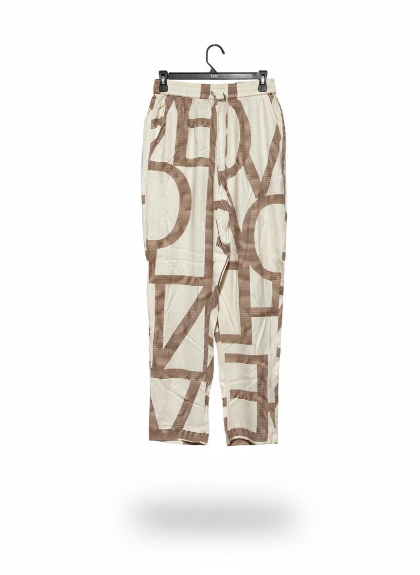 SUSSAN |M| WAIST 28| MODERNIST GEOMETRIC PRINT LOUNGE PANTS