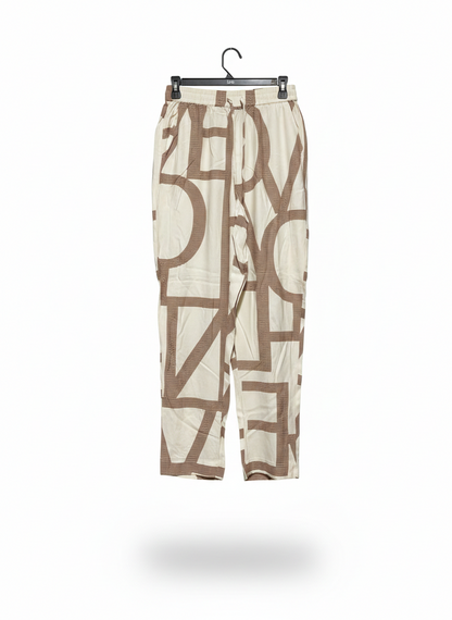 SUSSAN |M| WAIST 28| MODERNIST GEOMETRIC PRINT LOUNGE PANTS