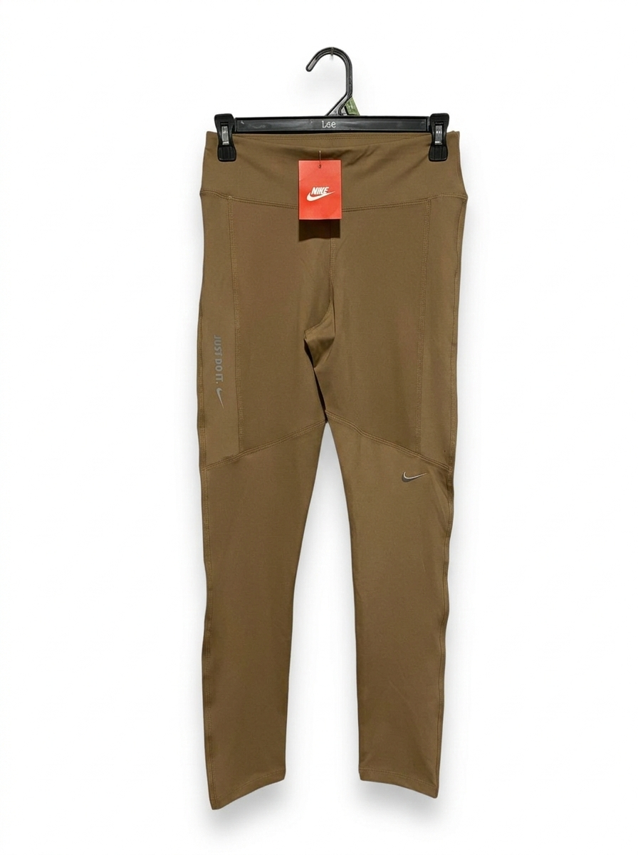 NIKE |S| WAIST 26| HIGH-WAISTED LEGGINGS IN OLIVE BROWN