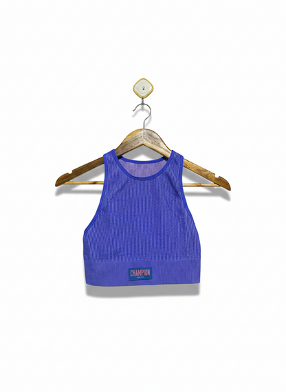 CHAMPION |S| BUST 12| SEAMLESS RIBBED CROP TOP