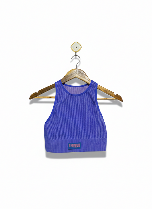 CHAMPION |S| BUST 12| SEAMLESS RIBBED CROP TOP