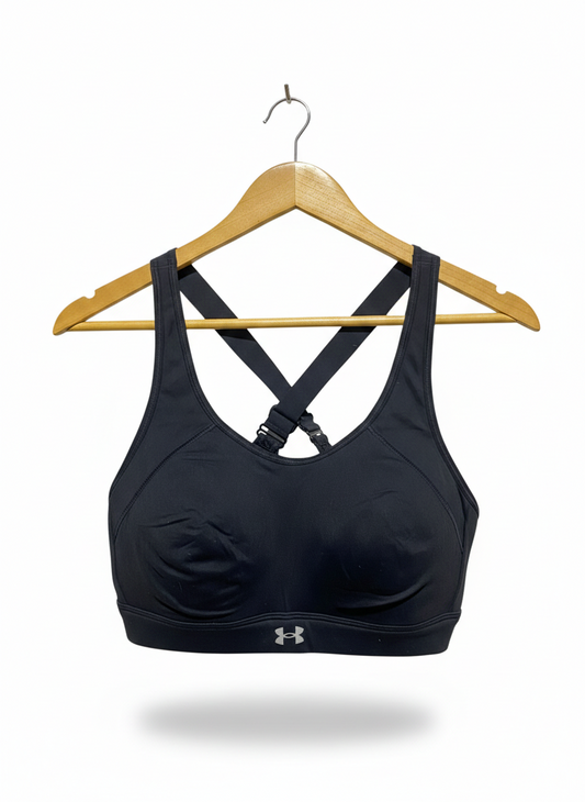 UNDER ARMOUR |L| BUST 15| HIGH-SUPPORT ADJUSTABLE CRISS-CROSS SPORTS BRA