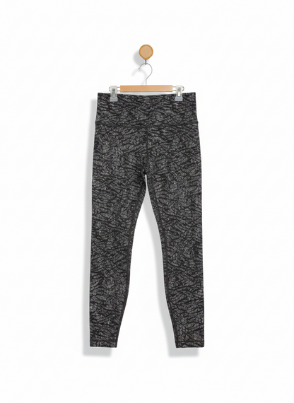 LULULEMON |S| WAIST 26| N WUNDER UNDER CROP HIGH RISE SCALLOP