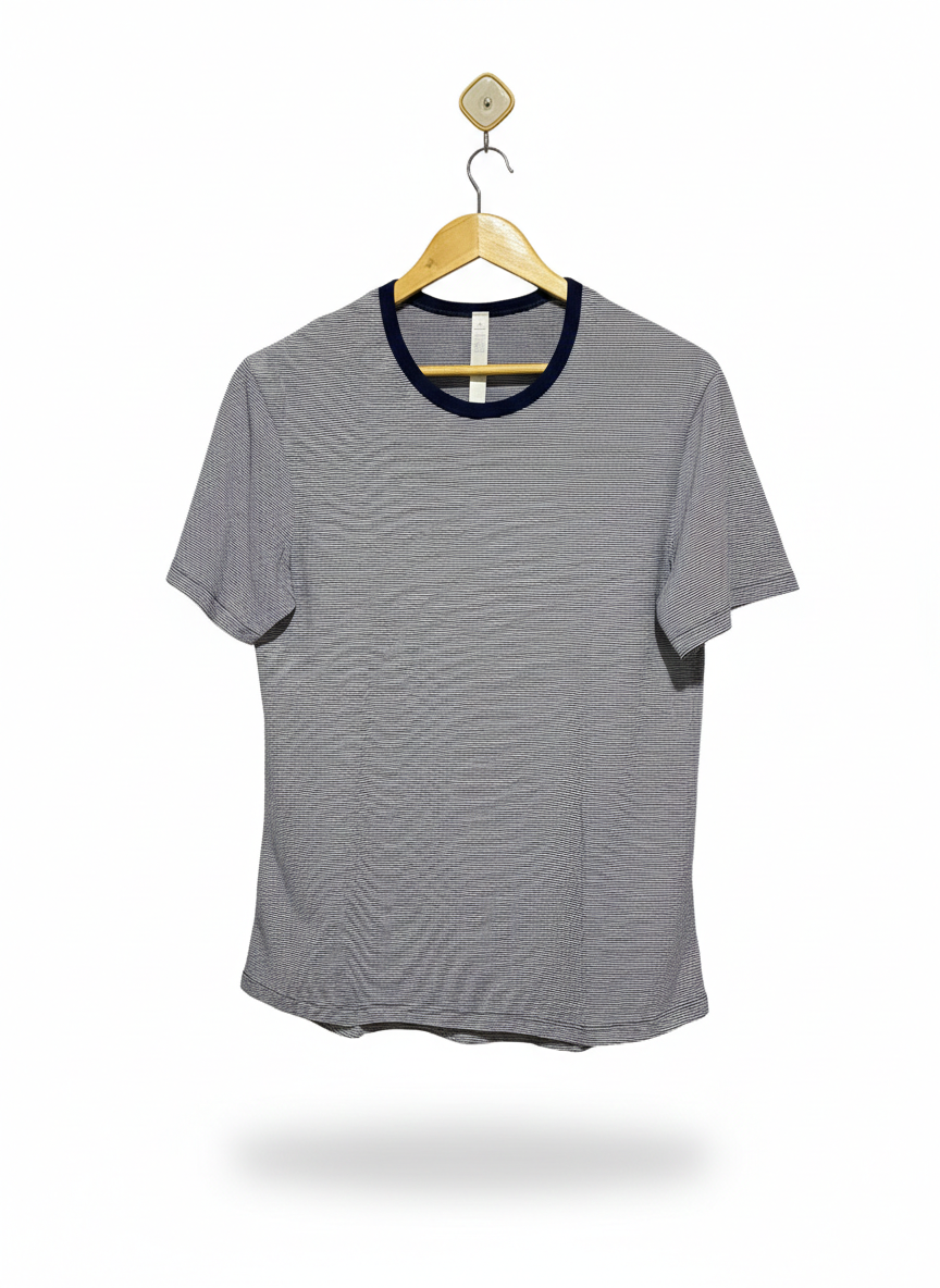 LULULEMON |M| BUST 20| Classic fit, crew neck with contrasting ribbing, short sleeves