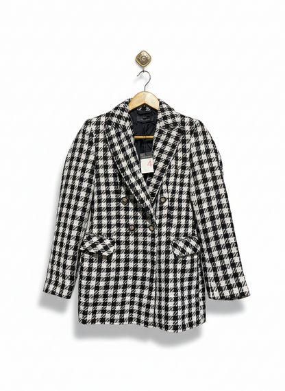 PRIMARK |S| BUST 15| Dogtooth Double Breasted Blazer