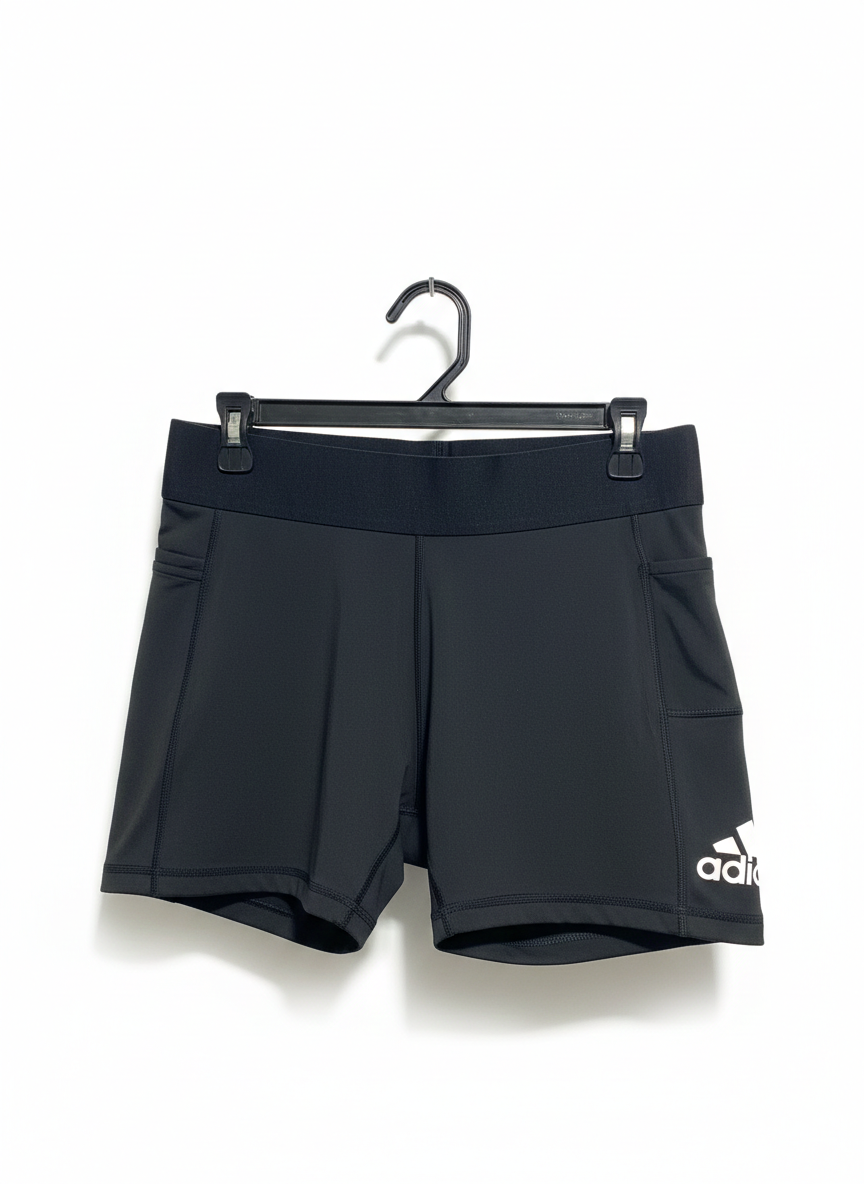 ADIDAS |L| WAIST 15| WOMEN'S HIGH-WAISTED PERFORMANCE SHORTS WITH POCKETS