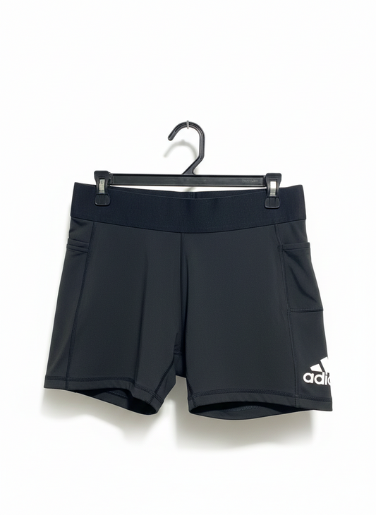 ADIDAS |L| WAIST 15| WOMEN'S HIGH-WAISTED PERFORMANCE SHORTS WITH POCKETS
