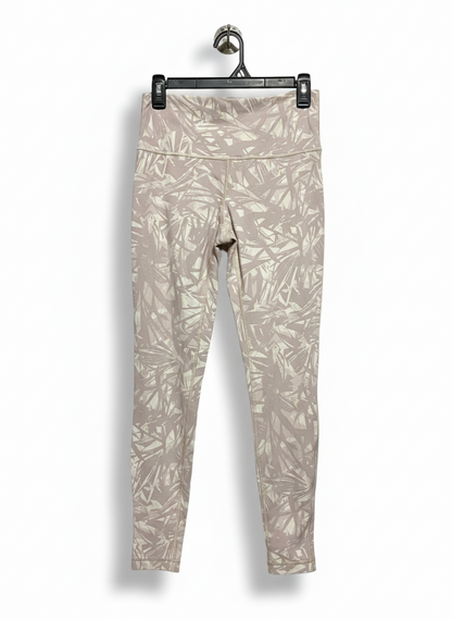 LULULEMON |S| WAIST 26| WUNDER UNDER HIGH-RISE LEGGINGS IN ABSTRACT PALM PRINT