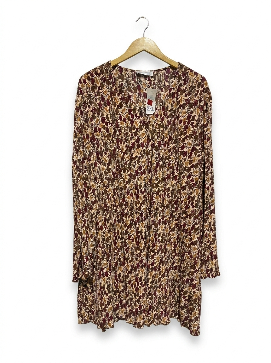 PRIMARK |XL| BUST 24| C5| VINTAGE BOHO FLORAL PRINT MINI DRESS