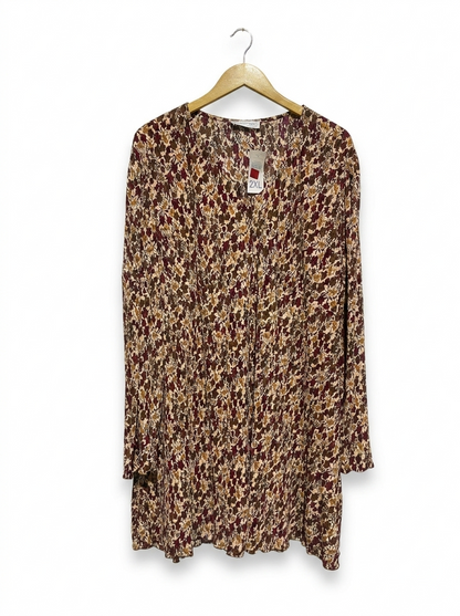 PRIMARK |XL| BUST 24| C5| VINTAGE BOHO FLORAL PRINT MINI DRESS