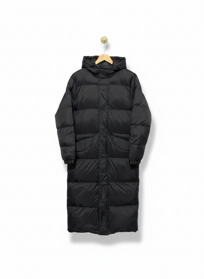 BRAVE SOUL |S| BUST 22| Long Length Hooded Padded Puffer Coat