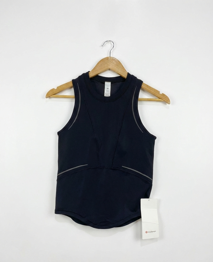 LULULEMON |S| BUST 14| Nulux Reflective Running Tank Top