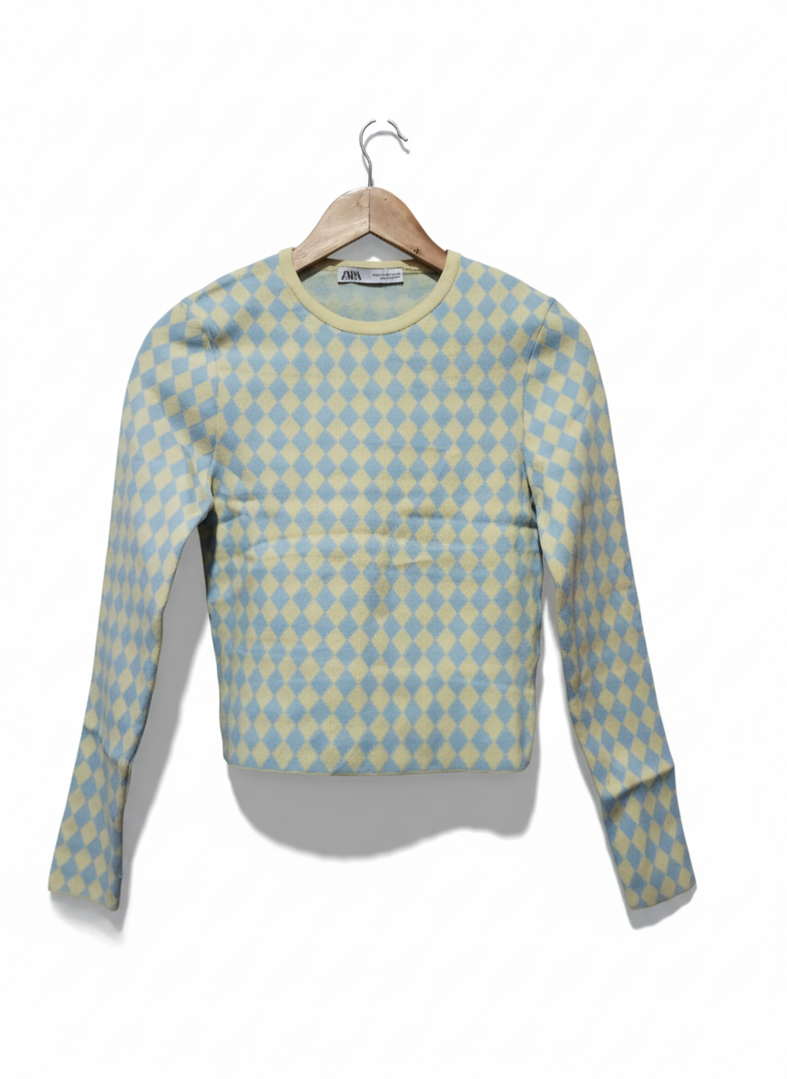 Zara Multicolor Long Sleeve Jumper