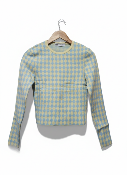 Zara Multicolor Long Sleeve Jumper