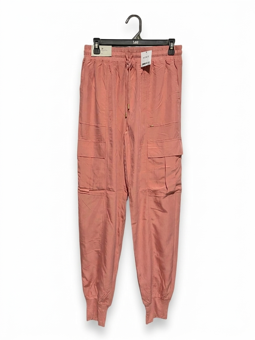 NEXT |M| WAIST 28| B4| LADIES DUSTY ROSE PINK CARGO JOGGERS NEW WITH TAGS