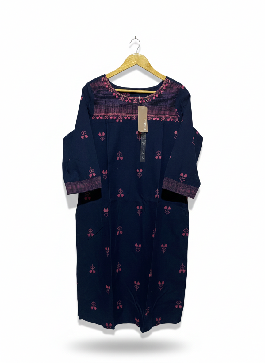 AVAASA |L| BUST 20|B12| Navy Blue Women's Kurta Tunic