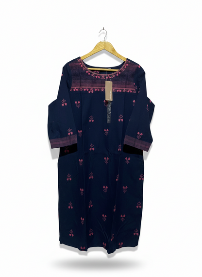 AVAASA |L| BUST 20|B12| Navy Blue Women's Kurta Tunic