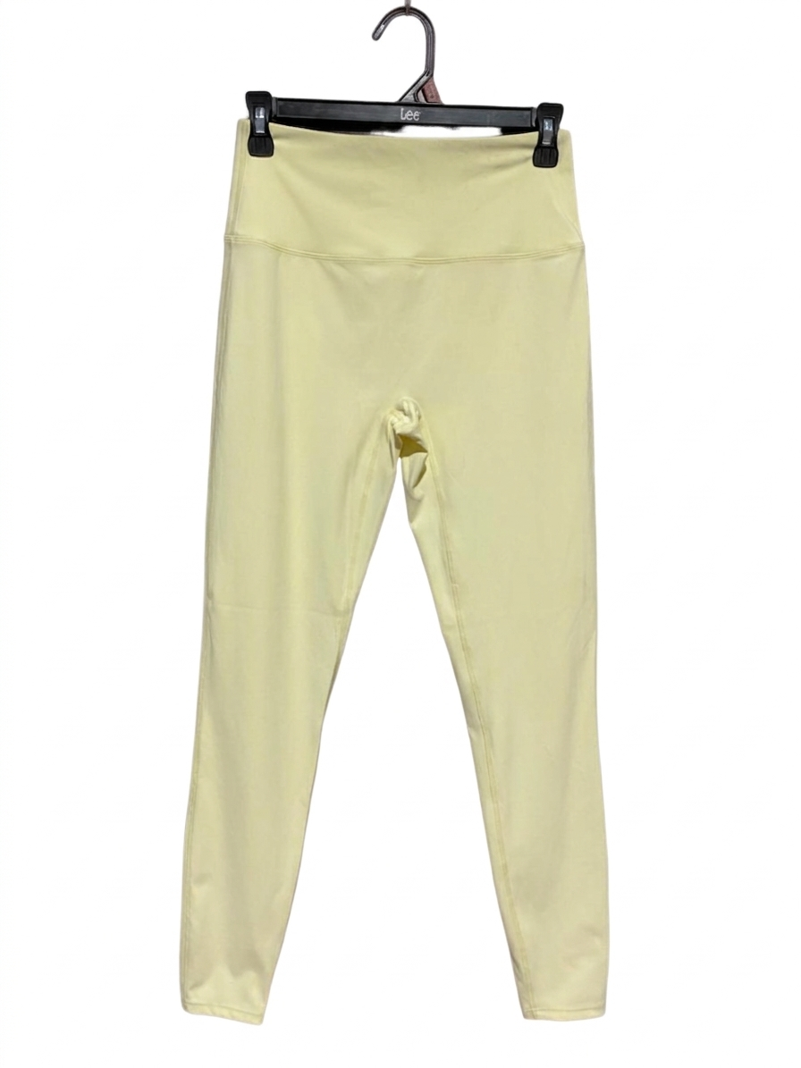 AEALINA |S| WAIST 26 | B9| HIGH-RISE ALIGN PANTS IN PALE YELLOW