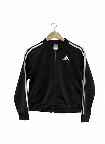 ADIDAS |S| BUST 17|B10|  Full-zip track jacket with a stand-up collar and the signature three white stripes on the shoulders and arms