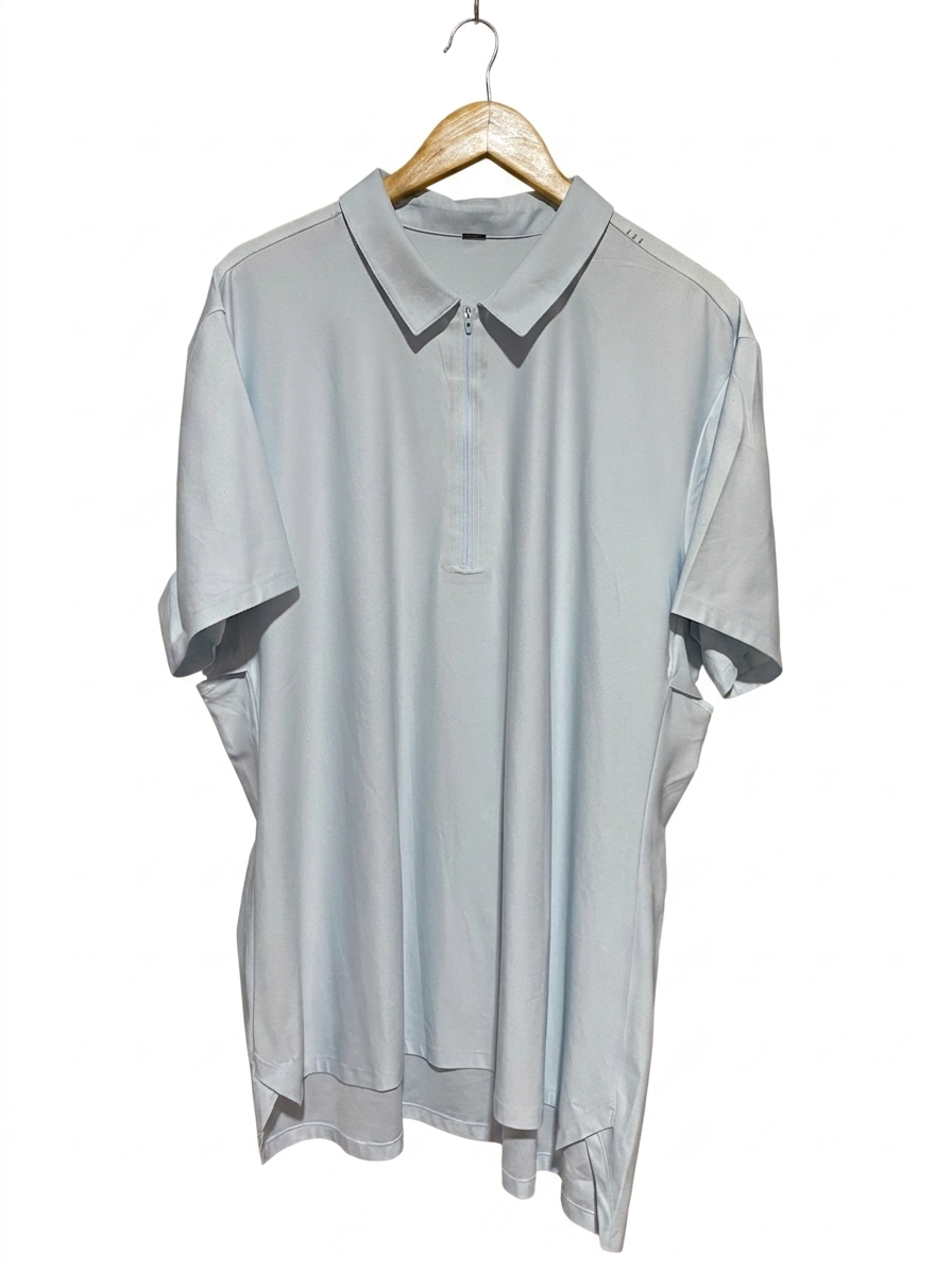 LULULEMON |XL| BUST 25| METAL VENT TECH HALF-ZIP POLO