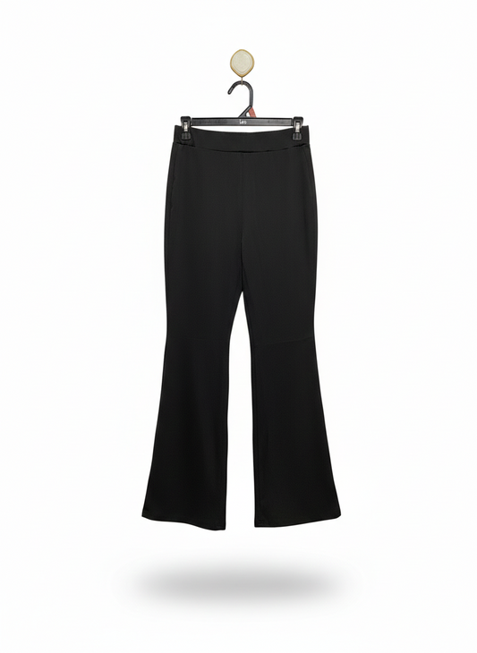 SHEIN |M| WAIST 26| C8| CHIC BLACK FLARE-LEG TROUSERS