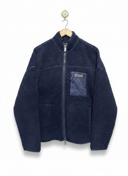 ARMANI EXCHANGE |S| BUST 24| Collegiate Capsule Full Zip Mock Neck Fleece