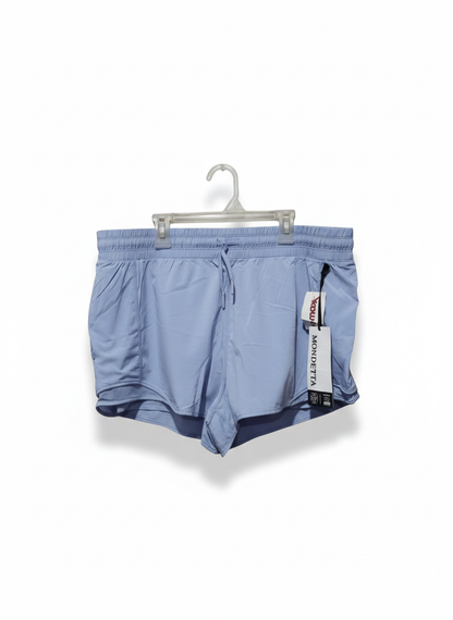 MONDETTA|XL|WAIST 36|Women's Performance Luxury Shorts Light Blue