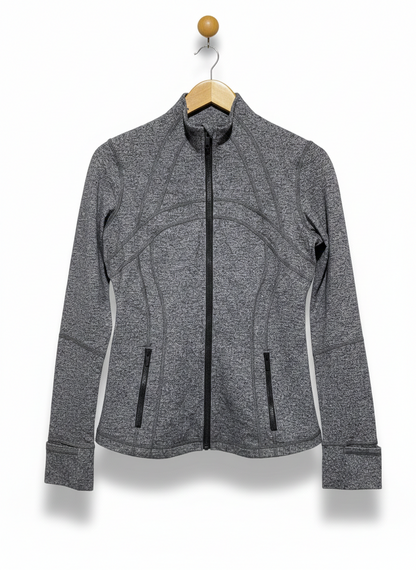 LULULEMON |M| BUST 17| fitting, full zip, stand collar, and hip length Define Jacket