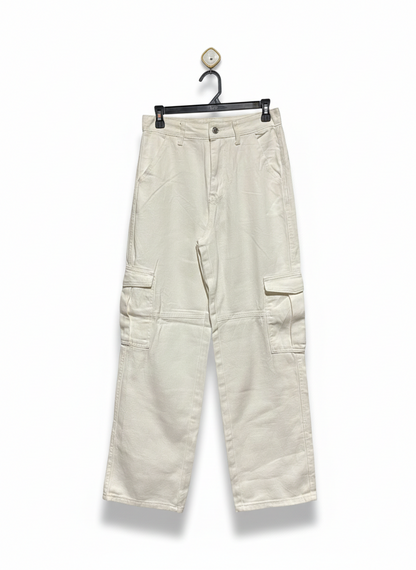 SHEIN |M| WAIST 28| High Waist Slant Pocket Fold Pleated Pants