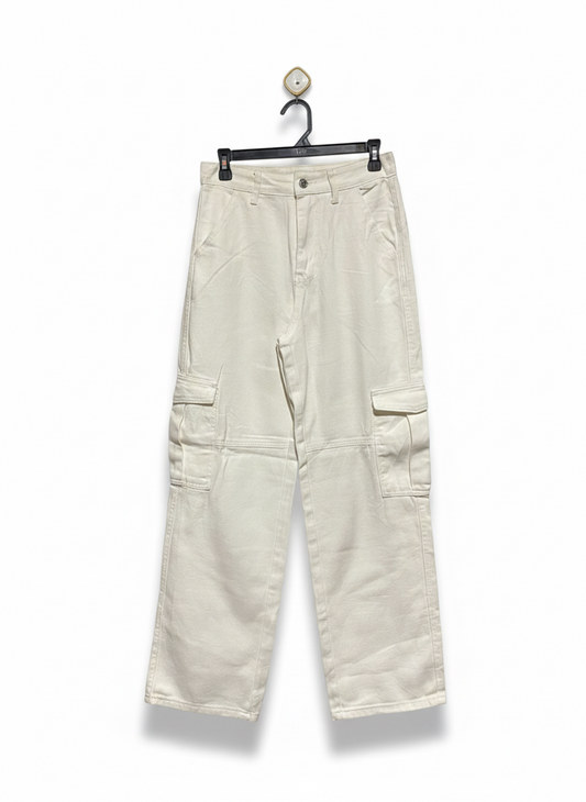 SHEIN |M| WAIST 28| High Waist Slant Pocket Fold Pleated Pants