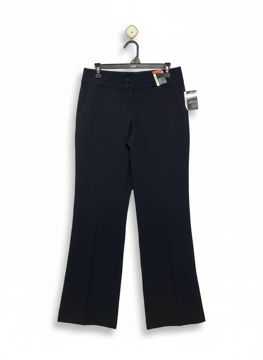 ATMOSPHERE |L| WAIST 30| C7| Black High Waisted Flared Trousers